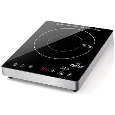 Imagem de Cooktop de Indução Elétrico Portátil de Vidro com Controle Digital, 110V 1800W, Duxtop E200A, Preto
