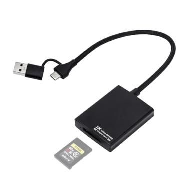Imagem de JJC Leitor de cartão CFexpress tipo A, USB 3.2 Gen2 USB-C, velocidade de transferência de até 10 Gbps, compatível com Android, Windows XP/Vista/7/8/8.1/10/11, Mac OS, sistema iOS, computador,