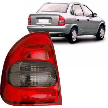 Imagem de Lanterna Traseira Corsa Sedan Classic 2000 A 2010 Fumê Esquerdo