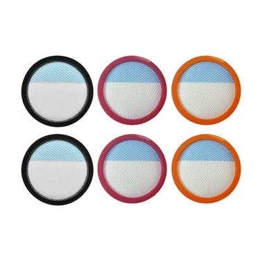 Imagem de Nicever Pacote com 6 filtros reutilizáveis e laváveis para Ryobi 18V ONE + aspirador de pó sem fio PCL720, PBLSV716, PBLSV717, compare com a peça A32SV720N