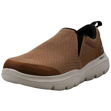 Imagem de Skechers Go Walk Evolution Ultra masculino impecável, Marrom/preto, 45