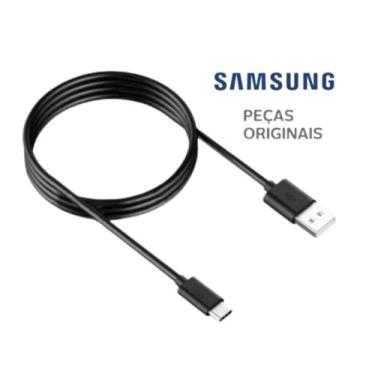 Imagem de Cabo Carregador Turbo Galaxy A31S Original da samsung-PRETO GH39-02055