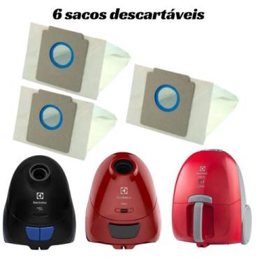 Imagem de Sacos Aspirador Pó Electrolux Neo30 / Neo31 / Nano C/ 6UN - ORIPLAST