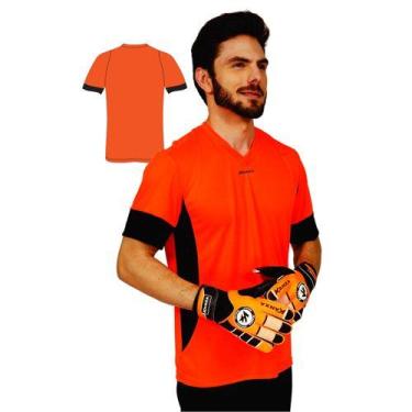 Imagem de Camisa de Goleiro Kanxa Delp Manga Curta, Laranja, G, Masculino