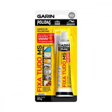 Imagem de Cola Fixa Tudo Polidag Branco 80Gr - Garin