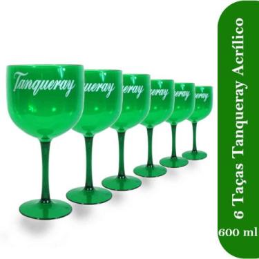 Imagem de Taça para Gin Tônica em Acrilico - Kit 6 Taças para Drinks e Coquetéis