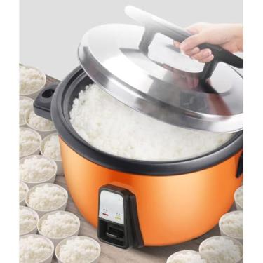 Imagem de Panela elétrica de arroz cantina comercial 8-45L Panela elétrica de arroz de grande capacidade com panela antiaderente para hotéis, restaurantes, cantinas, escolas, 45L
