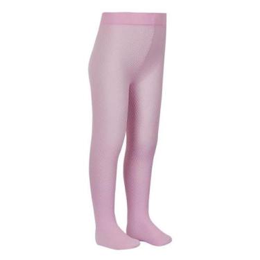 Imagem de Meia-Calça Infantil Lupo 02554-001 Fio 70, RN, Rosa