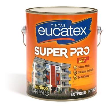 Imagem de Tinta acrilica super pro branco semi-brilho 3,6l eucatex