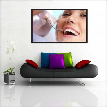 Imagem de Quadro Decorativo Consultórios Odontologia Dentista Dentes Sorriso Est