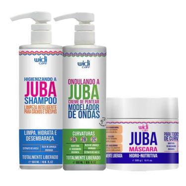 Imagem de Kit Ondulando A Juba, Shampoo, Máscara Hidro Nutri Widi Care