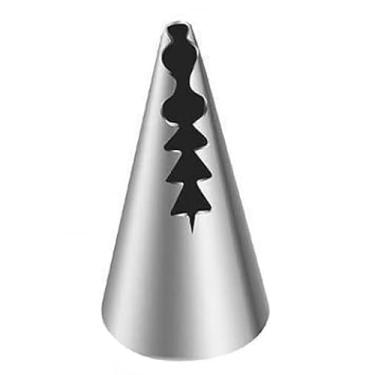 Imagem de Conjunto de bicos de tubulação de saia plissada prateada, conjunto de pontas de bicos russos de aço inoxidável para fondant de pastelaria, suprimentos de decoração de bolos, ferramentas de