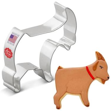 Imagem de Ann Clark Cookie Cutters Cortador de biscoito de cabra, 8,89 cm (3,5")