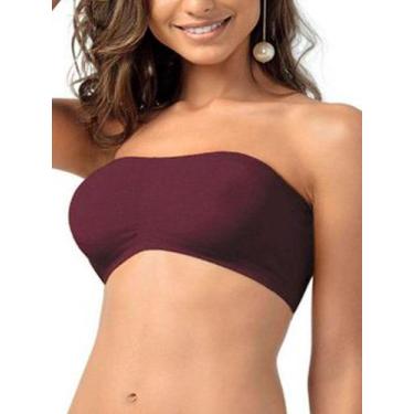 Imagem de Sutiã Bustiê sem Aro e sem Bojo Ultraleve Demillus 61900, Roxo