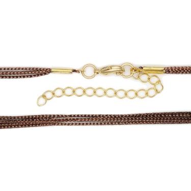 Imagem de Colar de cordão de nylon Bella Artiste Blue Moon, 45 cm, 1/pacote, marrom