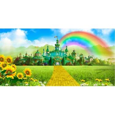 Imagem de Painel de Lona Magico de OZ Cidade Esmeralda - 300x200cm - Fabrika de 