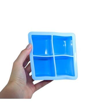 Imagem de Forma de Silicone quadrada - 4 formas - CAN.U.DO, Lilás
