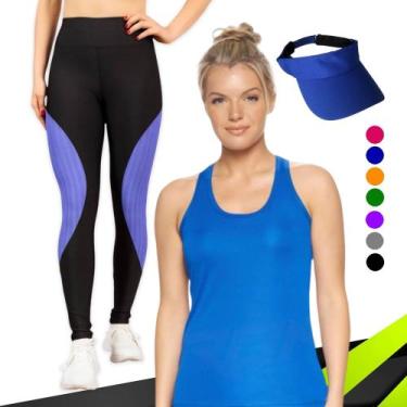 Imagem de CONJUNTO REGATA DRY FIT Tecido furadinho + CALÇA leg LEGGING REDINHA +