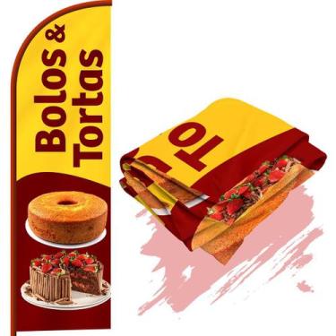 Imagem de Bandeira Para Wind Banner (só tecido) Bolos e Tortas - Fadrix