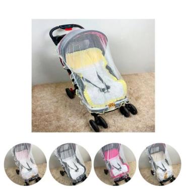 Imagem de Capa para Carrinho de Bebê com Mosquiteiro 02 Peças Diversas Cores - M