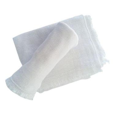 Imagem de Pano de Chão Alvejado Tipo Saco Branco 45cm x 65cm - Não Informada