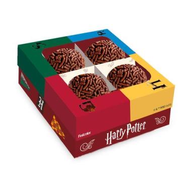 Imagem de Caixa 4 Bombons Quadrado com Visor - Harry Potter - 1 unidade - Festco