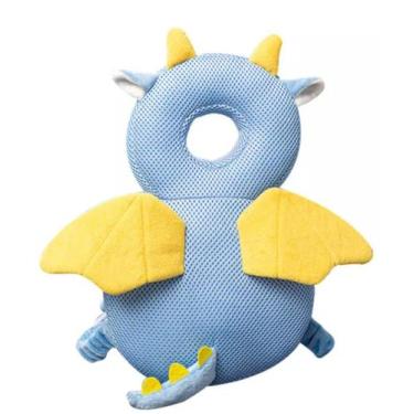 Imagem de Mochila Protetor Cabeça Bebe Almofada Anti-queda  - SMALL BABY, Dragão