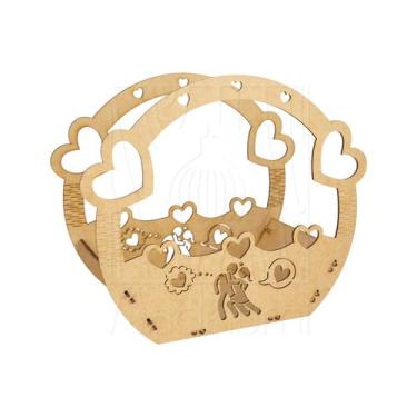 Imagem de Cesta M Dia dos Namorados Presente Amor iFood Delivery - Madelumi