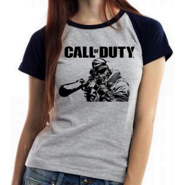 Imagem de Baby look blusa feminina ou Camiseta unissex Call of Duty - Empório Du