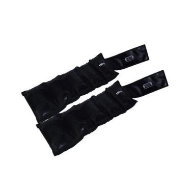 Imagem de Par de Caneleiras Tornozeleira Academia Ginástica 10,0kg - ANILHAS FIT