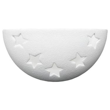 Imagem de Arandela ceramica artesanal retro meia lua astral - CM GLASS - CLEIDE 