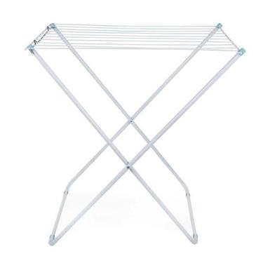 Imagem de Varal de Chão Mor Maxi Estrutura em Tubo e Arames de Aço, BRANCO