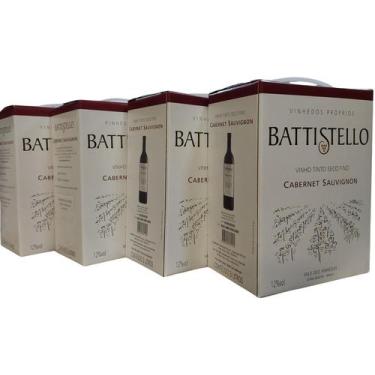 Imagem de Vinho Tinto Seco Fino Cabernet Sauvignon - Battistello (4 Bag In Box 3