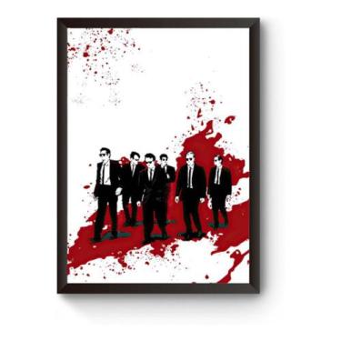 Imagem de Quadro Arte Minimalista Cães De Aluguel Poster Moldurado - Fanarte