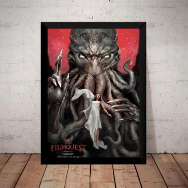 Imagem de Quadro Decorativo Arte Cthulhu H. P. Lovecraft Terror Horror - Fanarte