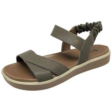 Imagem de Sandalia Feminina Papete Couro Conforto New Face 26101