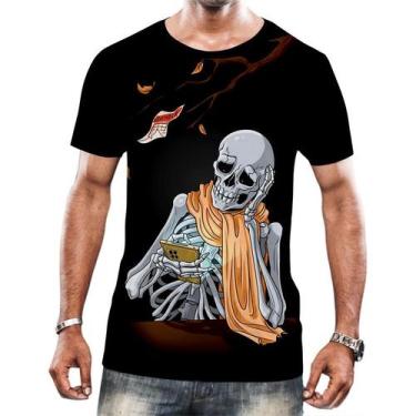 Imagem de Camisa Camiseta Arte Tumblr Esqueletos Caveira Ossos Moda 3 - Enjoy Sh