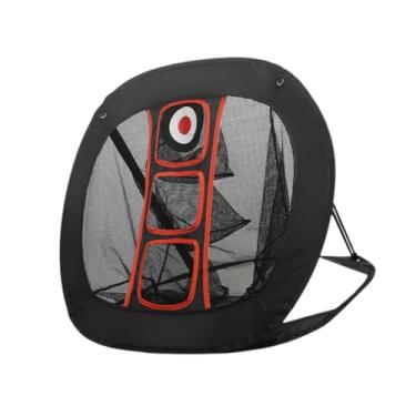 Imagem de oshhni Rede de chipping de golfe para prática de swing Rede de alvo de golfe portátil Fácil de instalar Acessório de golfe dobrável para ambientes internos e