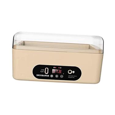 Imagem de figatia Mini Incubadora de Ovos Automati Controle de Temperatura Digital Bandeja Espátula para Ovos Máquina de Chocadeira de Ovos Pequena Máquina de Chocadeira de Ovos para Pombos, Torneamento Automático