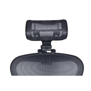 Imagem de Engineered Now O encosto de cabeça original para a cadeira Aeron Herman Miller (H4 para remasterizado, ônix)
