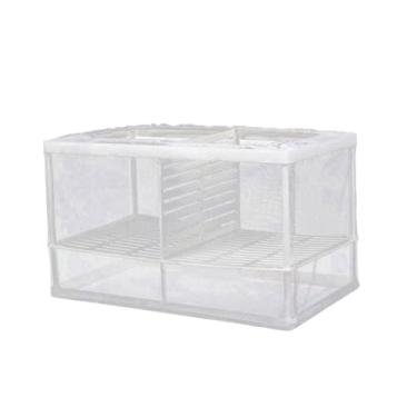 Imagem de Bothyi Tanque de peixes Incubadora Alimentação de alevinos Malha protetora Fácil de montar Acessórios para aquário Peixes bebês Incubadora para Guppy,