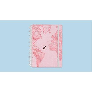 Imagem de Caderno Inteligente, Grande, Gocase Mapa Mundi, 215x280 mm, 80 Folhas