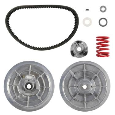 Imagem de SleYuYir Kit de correia de embreagem secundária compatível com Yamaha G2 G8 G9 G11 G14 G16 G20 G21 G22 G28 Carrinho de golfe 1985-2007, OE# JN6-G6270-00 JN6-G6271-02 J55-G62700 -01