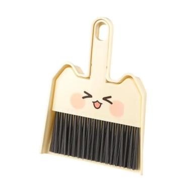 Imagem de IEUDNS Mini conjunto de vassoura e pá de lixo, escova de limpeza e pá de lixo, conjunto pequeno de vassoura e pá de lixo para cozinha, computadores de mesa, Style B