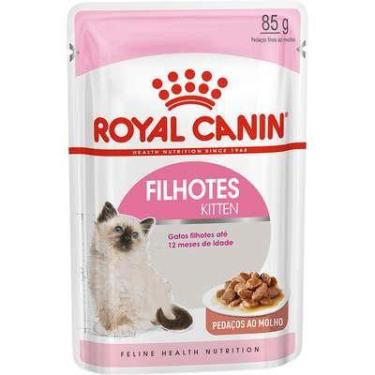 Imagem de Ração Úmida Royal Canin Sachê Instinctive Gatos Filhotes 85g
