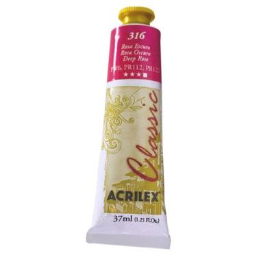 Imagem de Tinta Oleo Tela Colors Classics Acrilex 37ml Escolha A Cor, 316 - ROSA