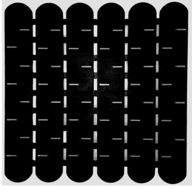 Imagem de Tapete Estrado Antiderrapante para Box, banheiro, com 108 ventosas con