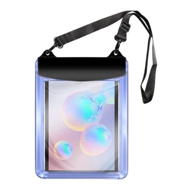 Imagem de 9.7-11.5 inch Waterproof Tablet Case Pouch for Samsung Galaxy Tab A7 S6 Lite 10.4 / Tab S7 11, iPad 10.2, iPad Pro 11, iPad Air, Lenovo Tab Dragon Touch, 10 inch Android Tablets Waterproof Bag (Blue)