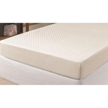 Imagem de Capa Protetora Impermeável De Colchão Saia Box Padrão Palha