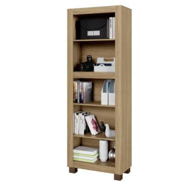 Imagem de Estante para Livros Multiuso 4 Prateleiras Dubai Arte Móveis, Cinamomo
